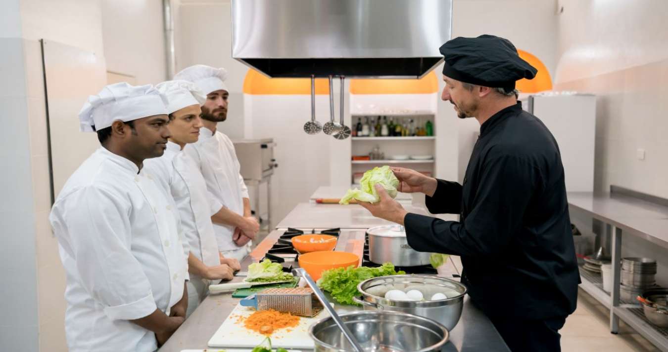 Aula de culinária