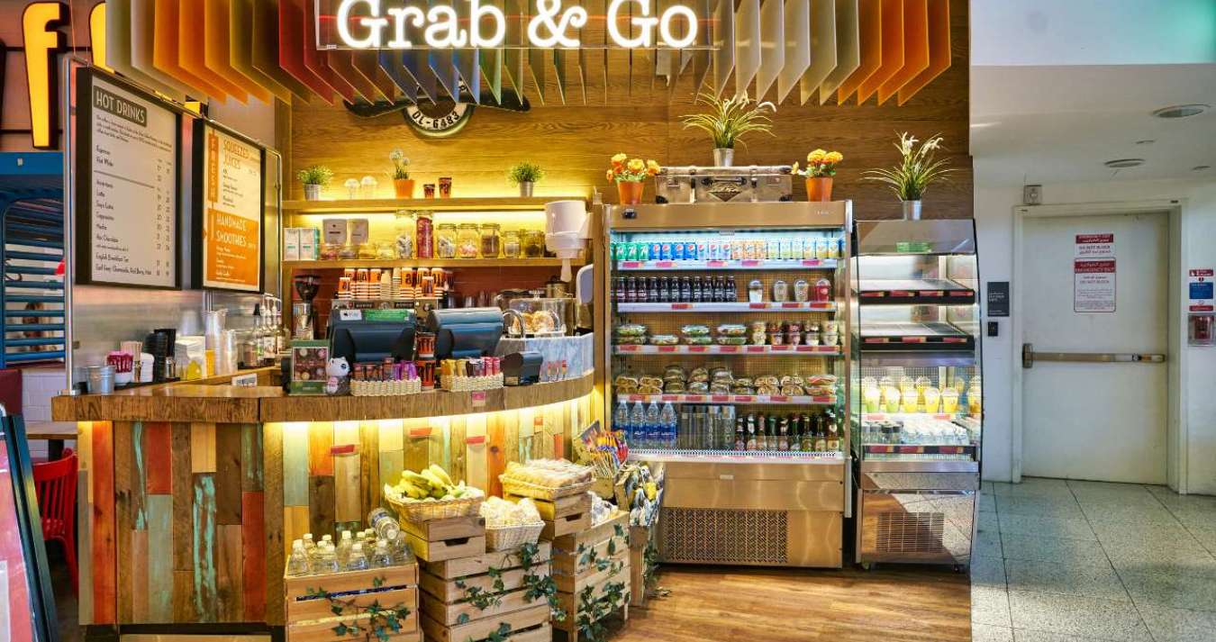 Giraffe Grab & Go no Aeroporto Internacional de Dubai